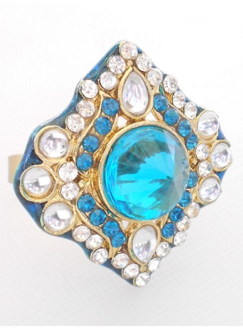 Kundan Finger Ring